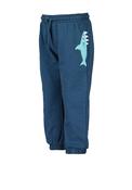 Blue Seven Mini Boy Shark Cuffed Jogger, Blue image
