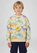 Blue Seven Mini Boy Dino Long Sleeve Sweater, Beige image