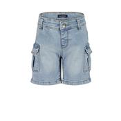 Blue Seven Mini Boy Denim Cargo Short, Blue