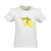 Blue Seven Mini Girl Lemon Frill Sleeve Tee, White
