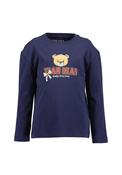 Blue Seven Mini Girl Teddy Long Sleeve Top, Navy image