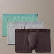 Calvin Klein 3 Pack Ultra Soft Modal Trunks, Grey Multi image