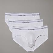 Calvin Klein Icon Cotton Stretch 3 Pack Hip Briefs, White