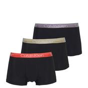 Calvin Klein Modern Structure 3 Pack Trunks, Black Multi