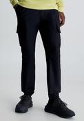 Calvin Klein Jeans Nylon Cargo Joggers, Black image