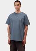 Carhartt WIP Chase Crew Neck T-Shirt, Ice Blue image