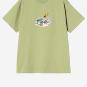 Carhartt WIP Impact Graphic Print T-Shirt, Gentle Green