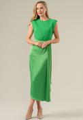 Caroline Kilkenny Grace Belted Pencil Dress, Green image