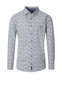 Casa Moda Abstract Print Shirt, Green &amp; Blue Multi image