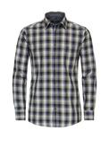 Casa Moda Check Shirt, Charcoal &amp; Green Multi image