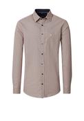 Casa Moda Diamond Geo Print Shirt, Orange Multi image