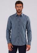 Casa Moda Geo Print Shirt, Sea Blue Multi image