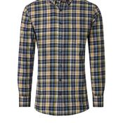 Casa Moda Plaid Shirt, Yellow &amp; Navy Multi image