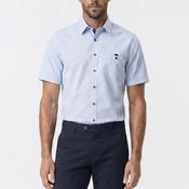 Casa Moda Pocket Short Sleeve Shirt, Blue