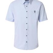 Casa Moda Pocket Short Sleeve Shirt, Blue