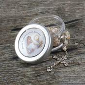 CBC First Holy Communion Pearl Rosary Beads image