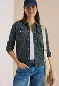 Cecil Leopard Denim Jacket, Green image