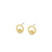 Seala  Claddagh Mini Stud Earrings, Gold image