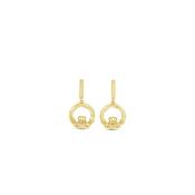 Seala 10mm Claddagh Drop Earrings, Gold image
