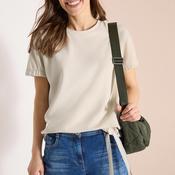 Cecil Tie Trim Detail Top, Light Beige