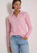 Cecil V-Neckline Ribbed Jumper, Pink image