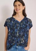 Cecil Abstract Animal Print T-Shirt, Navy Multi image