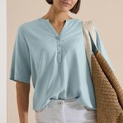 Cecil V Neck Blouse, Light Blue