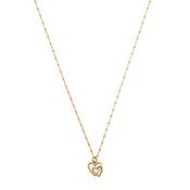 ChloBo Interlocking Love Heart Necklace, Gold image