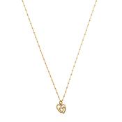 ChloBo Interlocking Love Heart Necklace, Gold image