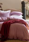 Christy Gingam Ruffle Duvet Cover Set, Red image