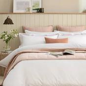 Christy Wave Embroidery Duvet Cover Set, Pink