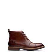 Clarks Men’s Aldwin Cap Toe Boots, Mid Tan image