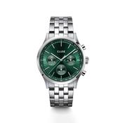 Cluse Men’s Anthéor Multifunction Watch, Green &amp; Steel Silver image