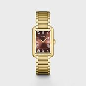Cluse Belisenna Watch, Gold &amp; Mocha Brown image