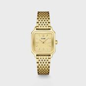 Cluse Gracieuse Petite Lace Texture Watch, Gold