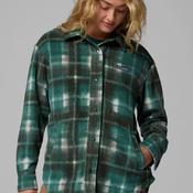 Columbia Womens Benton Springs™ Fleece Shirt Jacket, Green