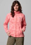 Columbia Womens Benton Springs™ Printed Full Zip Fleece, Pink