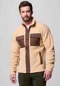 Columbia Men’s Juniper Peak™ Fleece Jacket, Cream &amp; Brown image