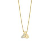 Seala Trinity Knot Pendant Necklace, Gold image