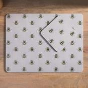 Creative Tops Bee Print Medium Placemats, Set of 4