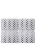 Creative Tops Bee Print Large Placemats, Set of 4