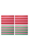 Creative Tops Stripe Print Large Placemats, Set of 4