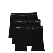 Calvin Klein Cotton Stretch 3 Pack Trunks, Black image