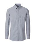 Casa Moda Stripe Comfort Fit Oxford Shirt, Navy image