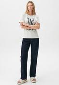 Barbara Lebek Graphic Print T-Shirt, Cream image