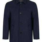 Daniel Grahame Bales Tailored Wool Coat, Navy
