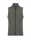 Daniel Grahame Full Zip Fleece Gilet, Green image