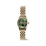 Daniel Wellington Ladies Ophelia Mini Watch, Gold &amp; Green image