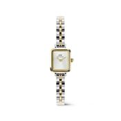 Daniel Wellington Quadro Mini Arch 3 Link Watch, Gold &amp; Silver