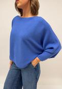 d.e.c.k By Decollage One Size Ribbed Sweater, Blue image
